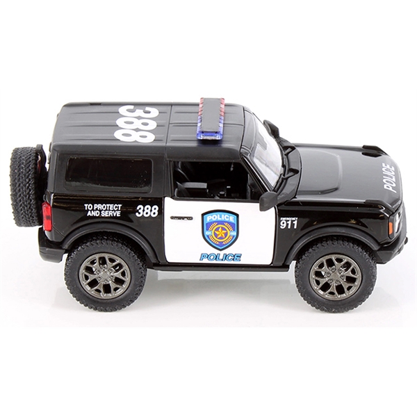 Police Die cast metal vehicle Bronco... from ASI 85620 H M Schmidt Co Inc / Traveling Billboard