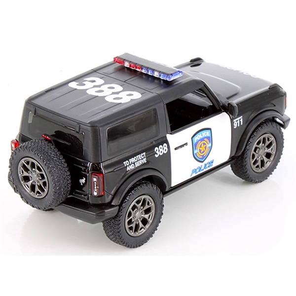 Police Die cast metal vehicle Bronco... from ASI 85620 H M Schmidt Co Inc / Traveling Billboard