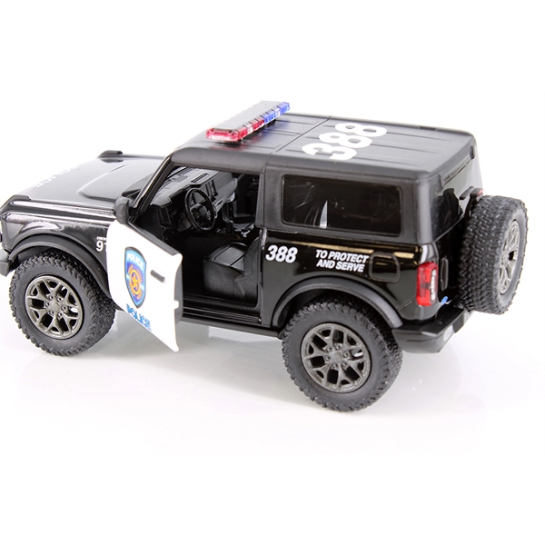 Police Die cast metal vehicle Bronco... from ASI 85620 H M Schmidt Co Inc / Traveling Billboard