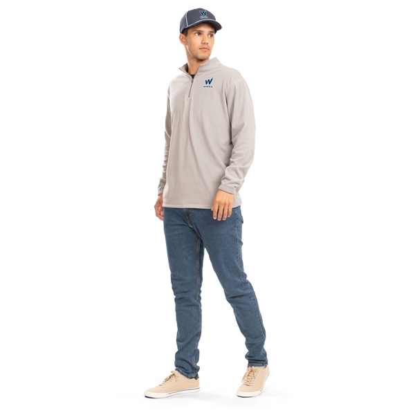 Micro-Lite Fleece 1/4 Zip Pullover with 5.3 ounce 70% recycled polyester/30%... from ASI 37461 Augusta Sportswear