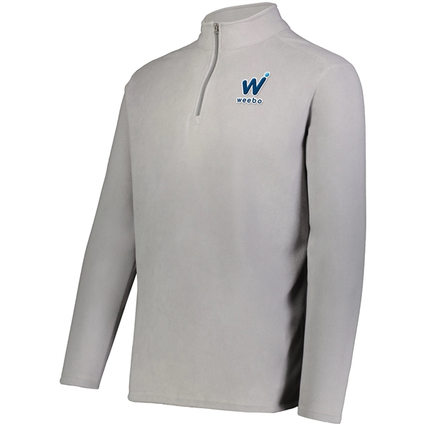 Micro-Lite Fleece 1/4 Zip Pullover with 5.3 ounce 70% recycled polyester/30%... from ASI 37461 Augusta Sportswear