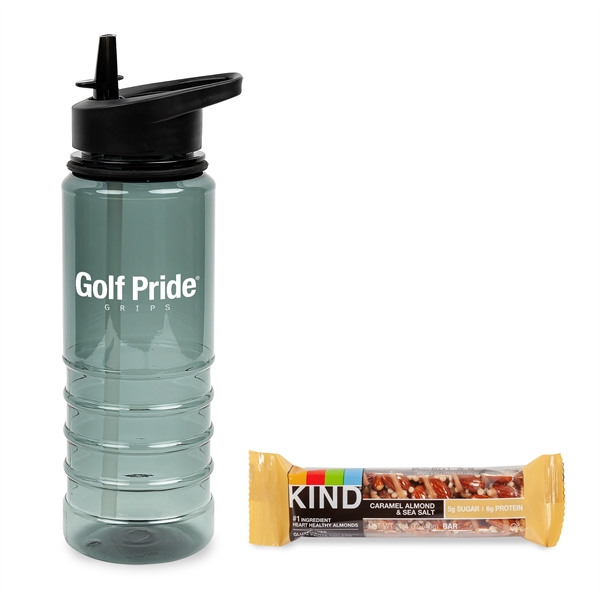 Sports bottle with Kind granola bar... from ASI 44900 NC Custom (CI/Lanco) / Lanco