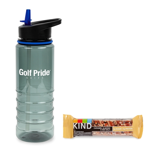 Sports bottle with Kind granola bar... from ASI 44900 NC Custom (CI/Lanco) / Lanco