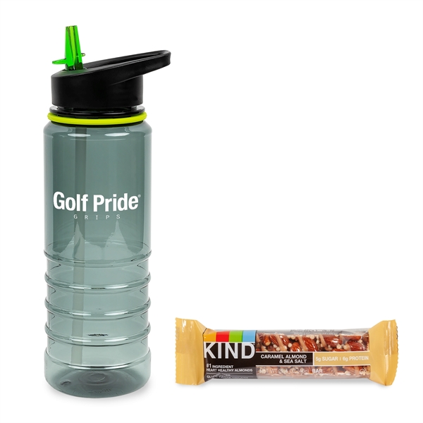 Sports bottle with Kind granola bar... from ASI 44900 NC Custom (CI/Lanco) / Lanco
