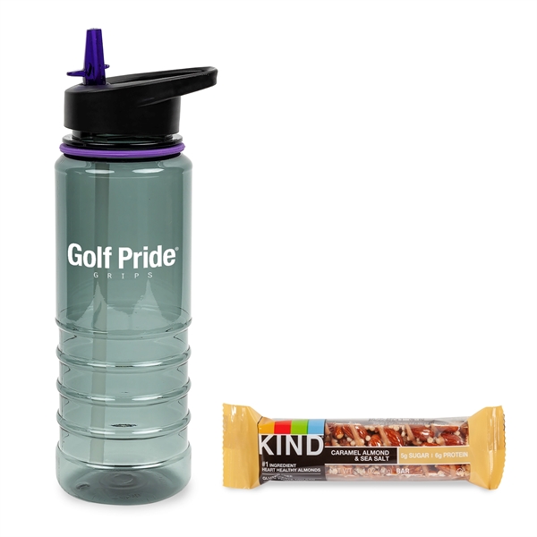 Sports bottle with Kind granola bar... from ASI 44900 NC Custom (CI/Lanco) / Lanco