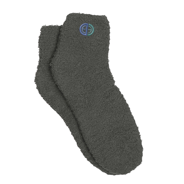 Fuzzy socks made for a layer of warmth and comfort on... from ASI 61125 Hit Promotional Products / Hit®