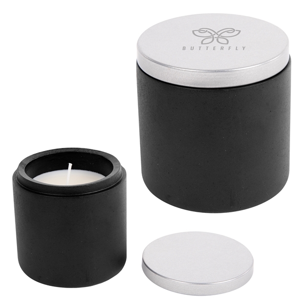 Single wick, soy wax candle with vanilla fragrance.... from ASI 61125 Hit Promotional Products / Hit®
