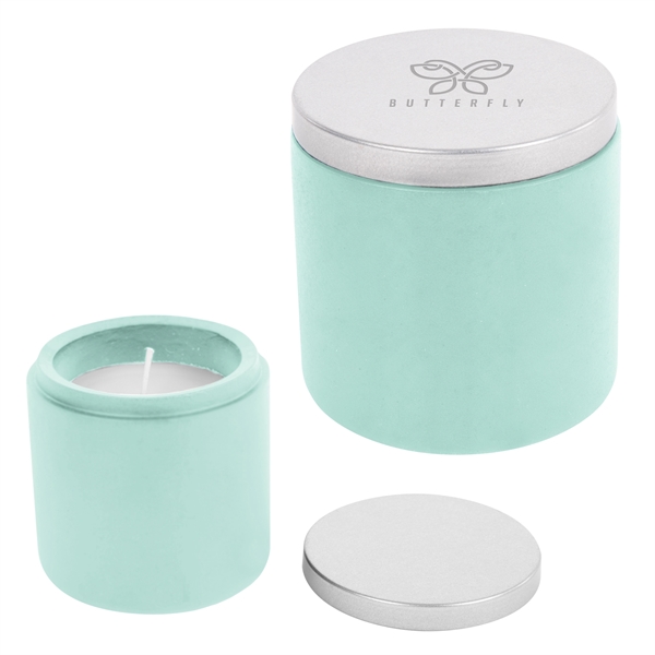 Single wick, soy wax candle with vanilla fragrance.... from ASI 61125 Hit Promotional Products / Hit®