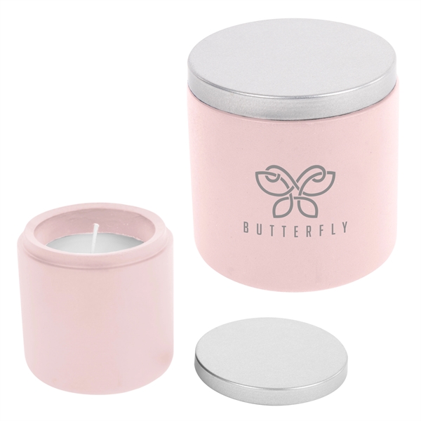 Single wick, soy wax candle with vanilla fragrance.... from ASI 61125 Hit Promotional Products / Hit®