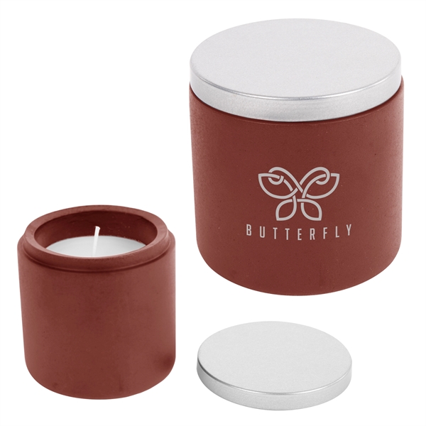 Single wick, soy wax candle with vanilla fragrance.... from ASI 61125 Hit Promotional Products / Hit®