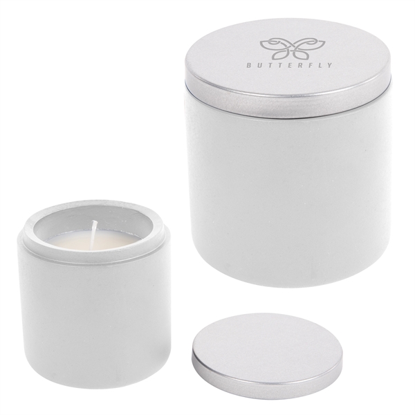 Single wick, soy wax candle with vanilla fragrance.... from ASI 61125 Hit Promotional Products / Hit®