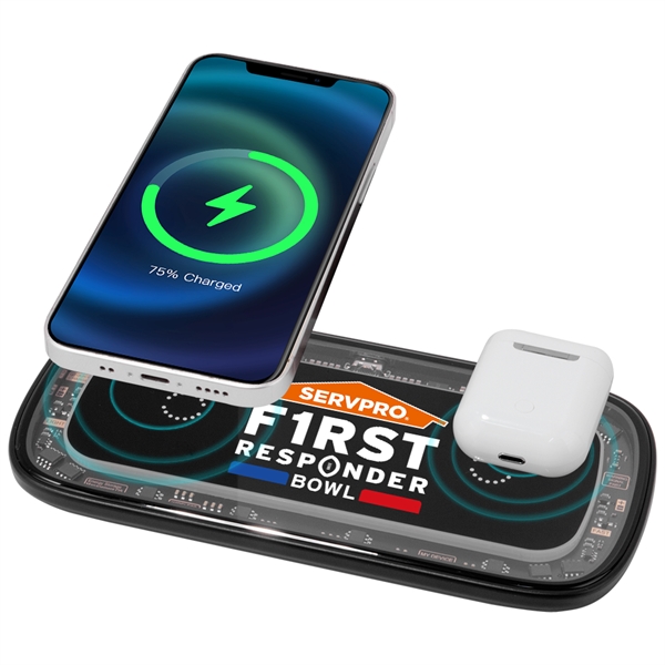 The Roselle 2-in-1 Wireless Charger is a punk-style wireless charger that... from ASI 90154 Sunjoy Group Inc