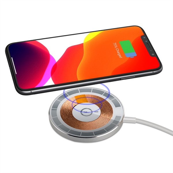 The Naperville Transparent MagSafe Wireless Charging Pad is a stylish and... from ASI 90154 Sunjoy Group Inc