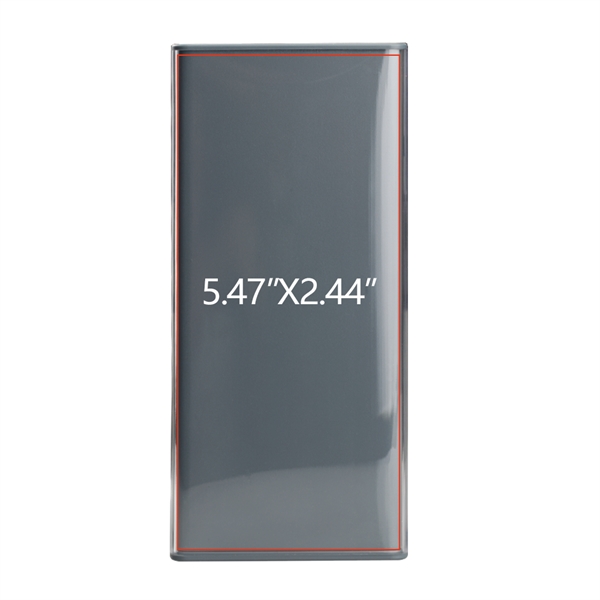 The Nauvoo Transparent QuickCharge Power Bank is a stylish, transparent fast-charging... from ASI 90154 Sunjoy Group Inc