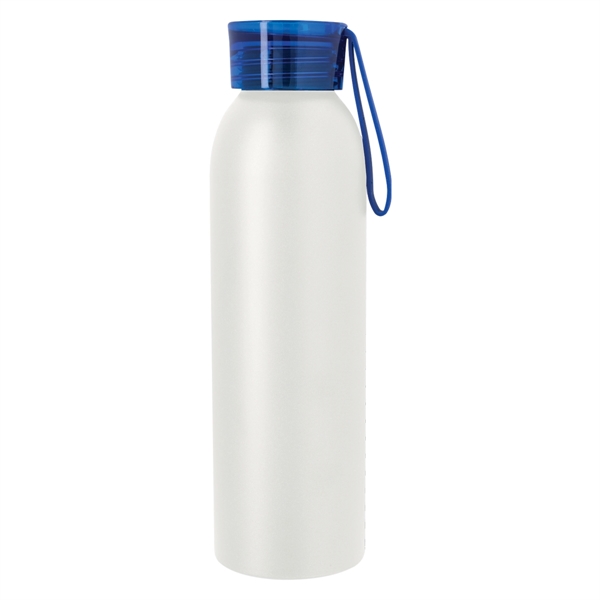 22 ounce  aluminum water bottle with screw-on lid and wrist... from ASI 61125 Hit Promotional Products / Hit®