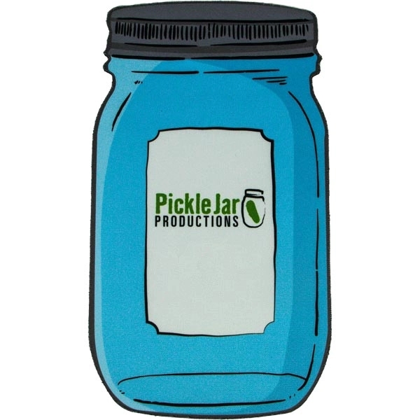 9" x 5" x 0.125" jar shaped mouse pad with edge-to-edge... from ASI 57653 Gold Bond