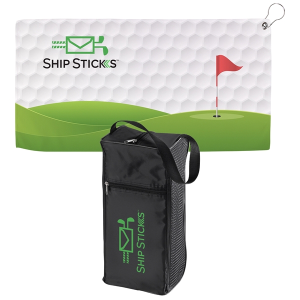 Golf bag and towel... from ASI 44900 NC Custom (CI/Lanco) / Lanco