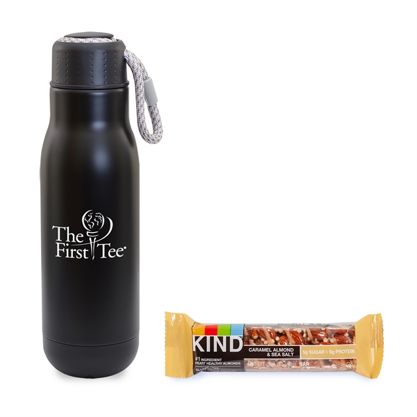 16oz Insulated Vacuum Bottle and KIND snack bar... from ASI 44900 NC Custom (CI/Lanco) / Lanco