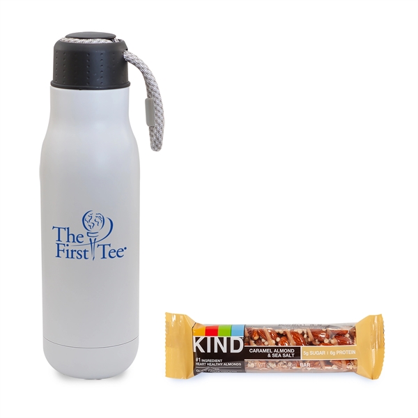 16oz Insulated Vacuum Bottle and KIND snack bar... from ASI 44900 NC Custom (CI/Lanco) / Lanco