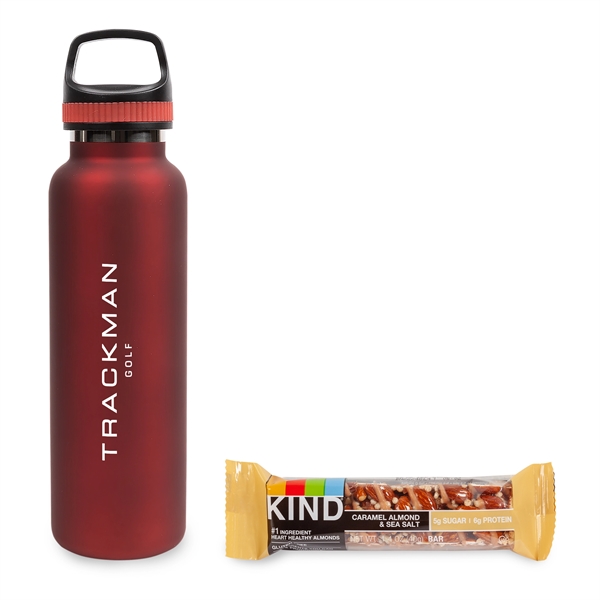 Insulated Vacuum Bottle and Kind snack bar... from ASI 44900 NC Custom (CI/Lanco) / Lanco