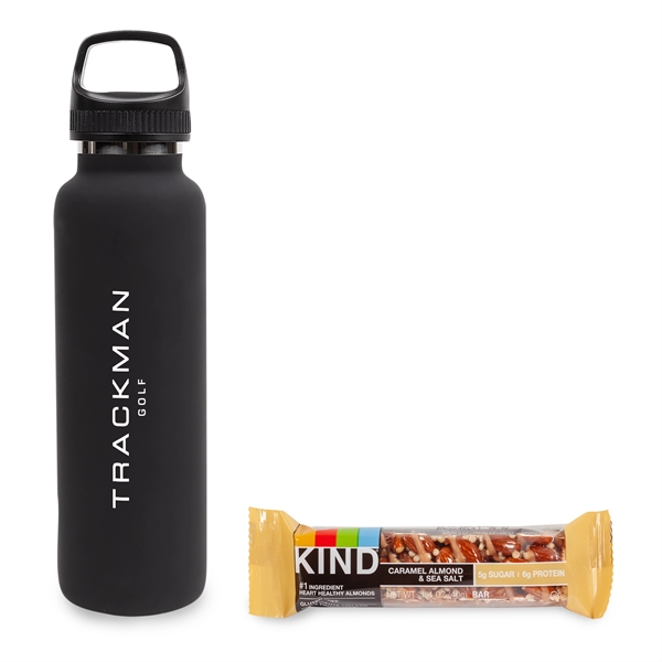 Insulated Vacuum Bottle and Kind snack bar... from ASI 44900 NC Custom (CI/Lanco) / Lanco