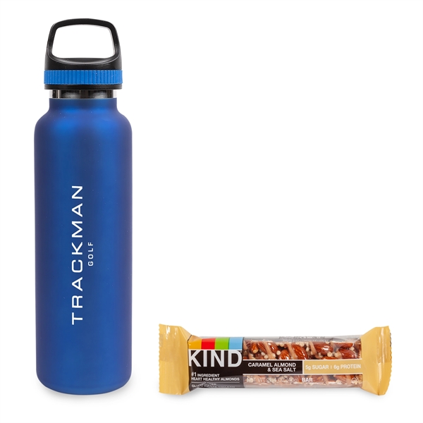 Insulated Vacuum Bottle and Kind snack bar... from ASI 44900 NC Custom (CI/Lanco) / Lanco