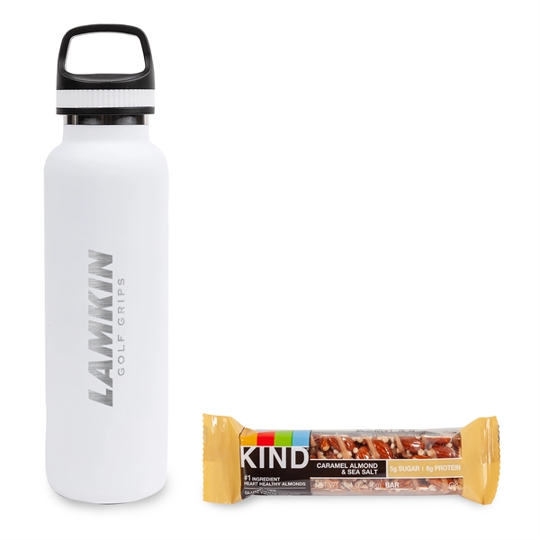 Insulated Vacuum Bottle and Kind snack bar... from ASI 44900 NC Custom (CI/Lanco) / Lanco