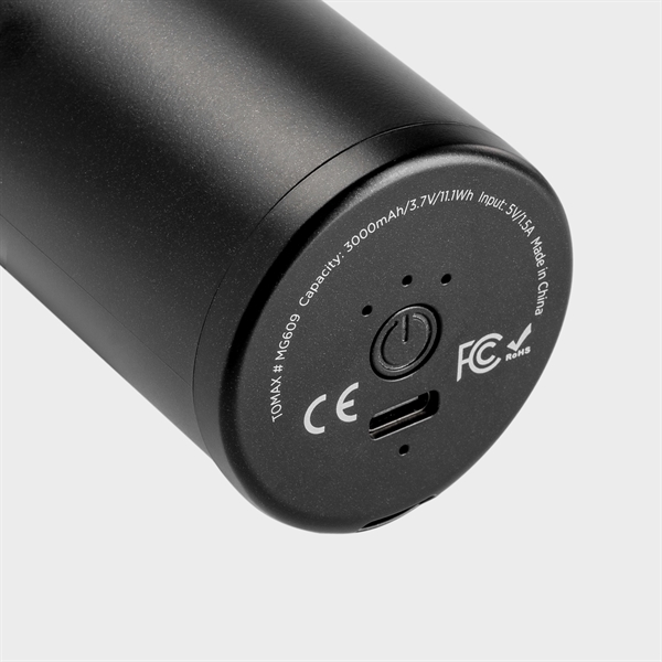 A luxurious electronic massage gun with an assortment of attachments packed... from ASI 91435 Tomax USA / Tomax