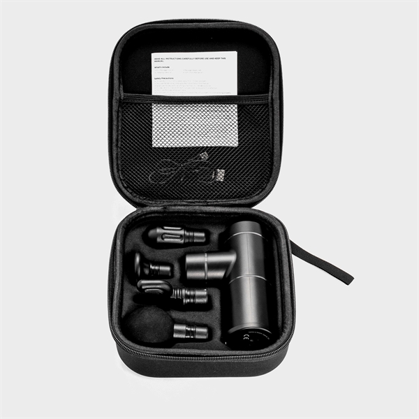 A luxurious electronic massage gun with an assortment of attachments packed... from ASI 91435 Tomax USA / Tomax