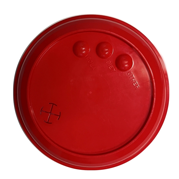 Plastic straw slotted lids in assorted colors for 12 ounce ,... from ASI 91880 Tranter Graphics Inc