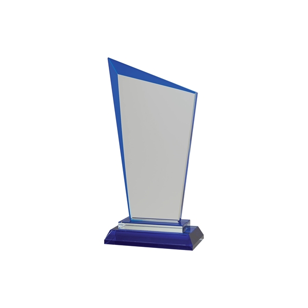 8" Blue Razor Glass Award... from ASI 74601 Calico