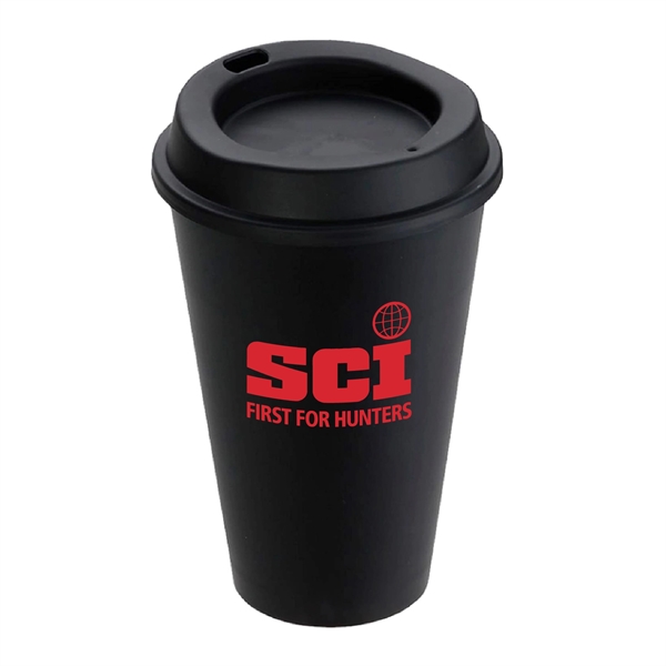 16 oz. Reusable Coffee Cup with Lid.... from ASI 39820 Opusline (Benmex) / Opus Line