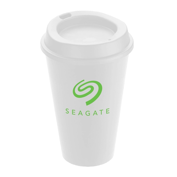 16 oz. Reusable Coffee Cup with Lid.... from ASI 39820 Opusline (Benmex) / Opus Line