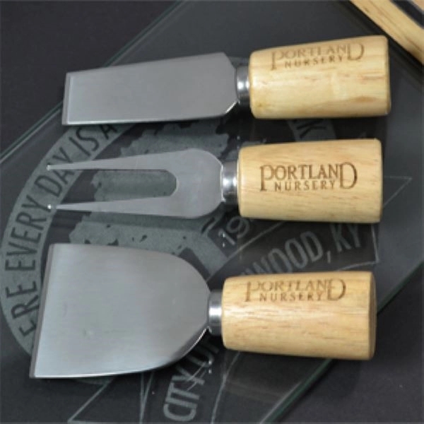 Tempered Glass Cheese board set.... from ASI 40544 Binaco / Binaline