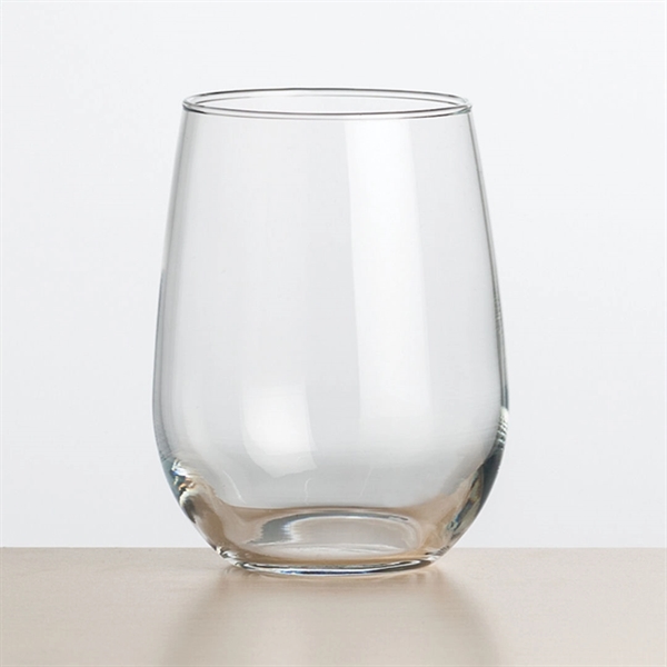 Stemless glasses allow users to aerate a glass of wine while... from ASI 84592 St Regis Group
