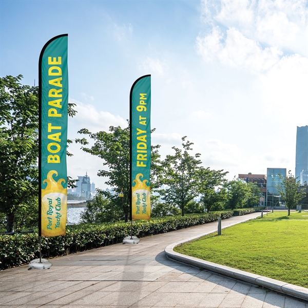 15' Portable Double Sided Half Drop Kit with Cross Base. ACTUAL... from ASI 80228 Quinn