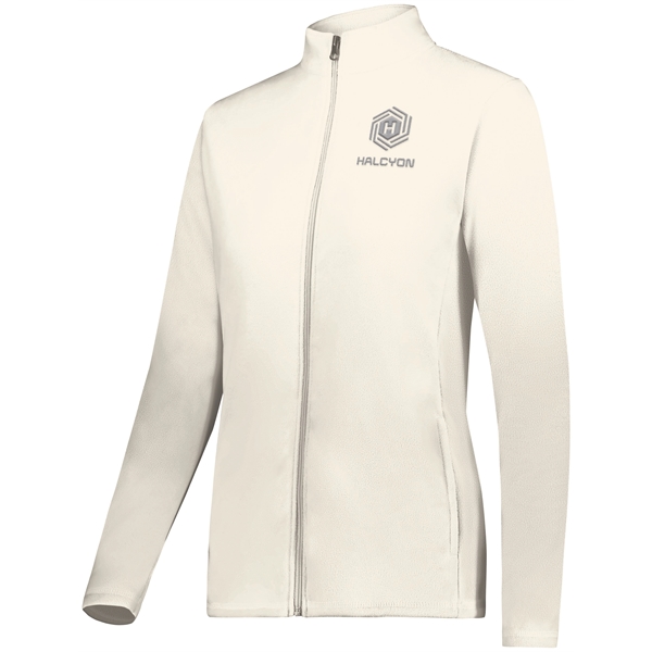 Ladies Micro-Lite Fleece Full Zip Jacket with 5.3 ounce 70% recycled... from ASI 37461 Augusta Sportswear