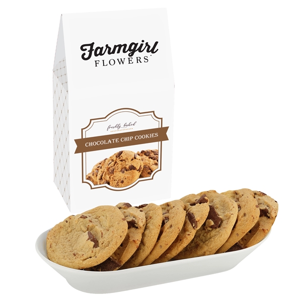 Milk carton inspired box with 8 gluten free gourmet chocolate chip... from ASI 71685 Midnite Snax®