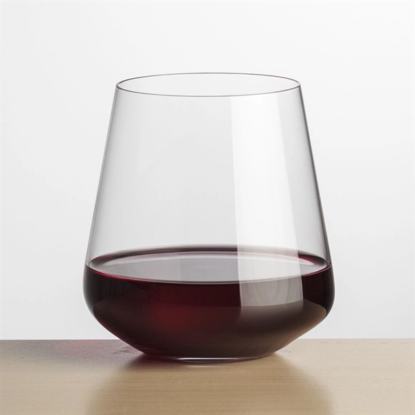 The deep bowl and tapered sides of the Cannes Crystalline Stemless... from ASI 84592 St Regis Group