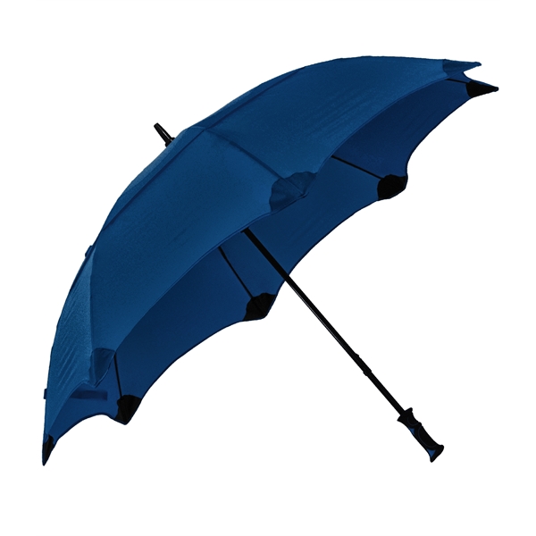 Anti-flip golf umbrella with patented design, 62" arc, safety tip pocket... from ASI 76730 Peerless Umbrella Co Inc