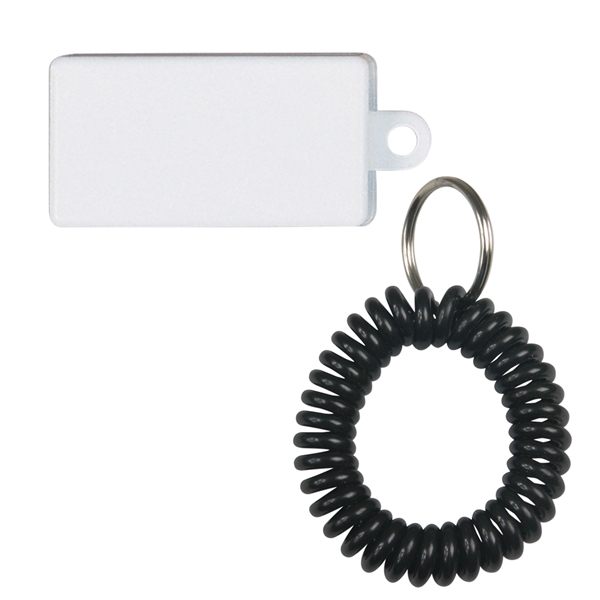 Two tone clicker with key ring and armband.... from ASI 54040 Fey Promo / Mi Line by Fey