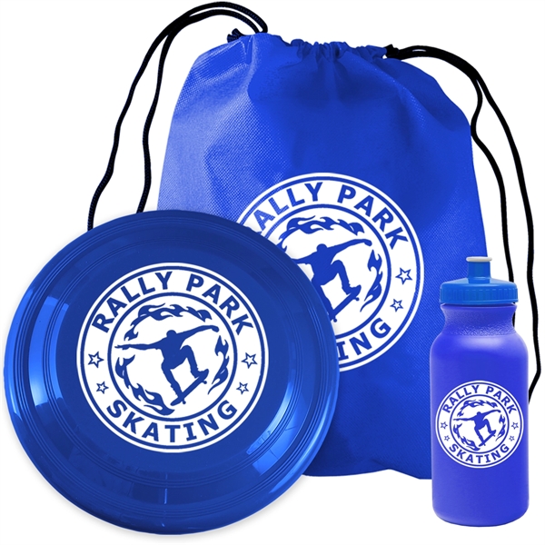 20 oz Bottle with push-pull lid, 9" Flyer packed in backpack... from ASI 55990 Garyline