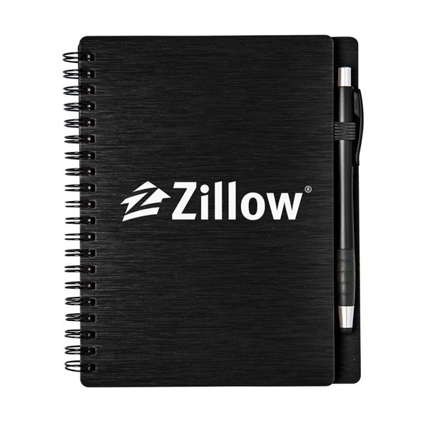 Spiral bound Mercury notebook set with 70 lined pages, a solid... from ASI 88060 Snugz/USA Inc / Sweda®