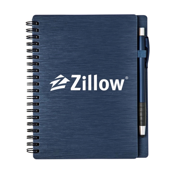 Spiral bound Mercury notebook set with 70 lined pages, a solid... from ASI 88060 Snugz/USA Inc / Sweda®