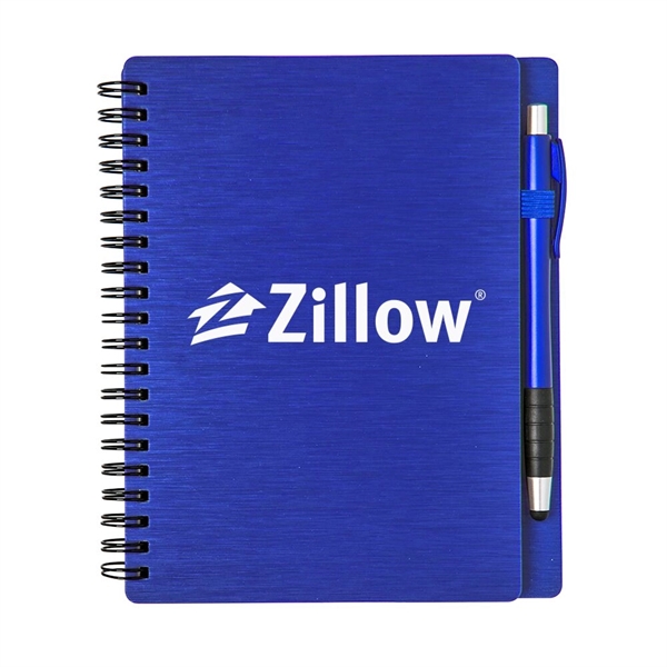 Spiral bound Mercury notebook set with 70 lined pages, a solid... from ASI 88060 Snugz/USA Inc / Sweda®