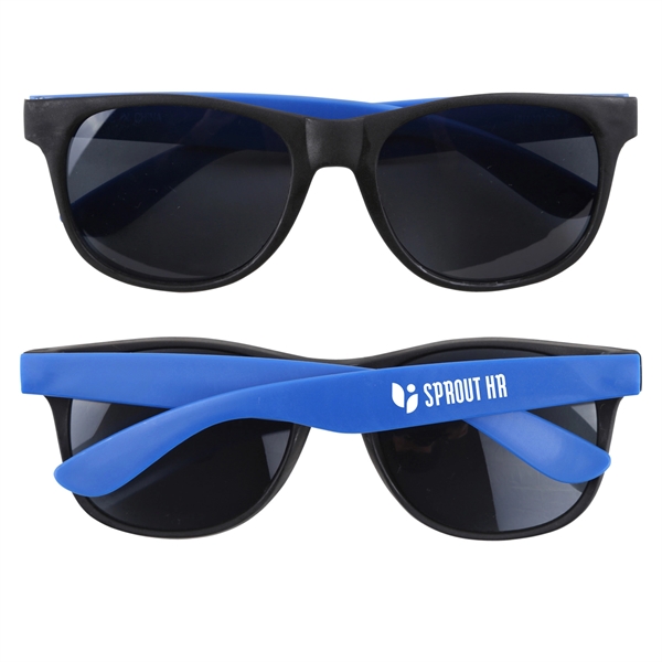 The Modesto Two-Tone Sunglasses offer 100% UV protection and a chic,... from ASI 61966 HPG / Mixie