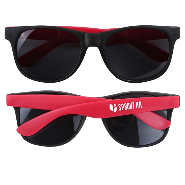 The Modesto Two-Tone Sunglasses offer 100% UV protection and a chic,... from ASI 61966 HPG / Mixie