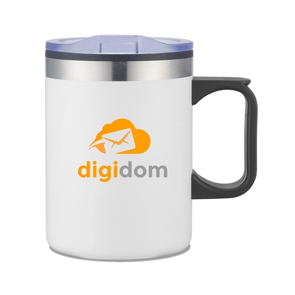 14 oz Double Wall Stainless Steel Camping Mug with Handle. Great... from ASI 30112 ACE Products