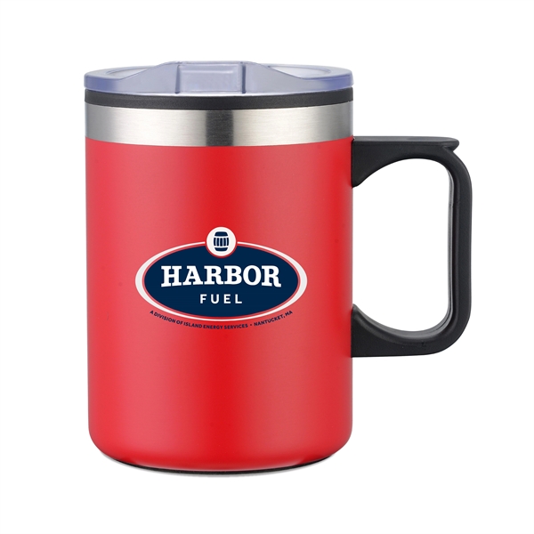 14 oz Double Wall Stainless Steel Camping Mug with Handle. Great... from ASI 30112 ACE Products