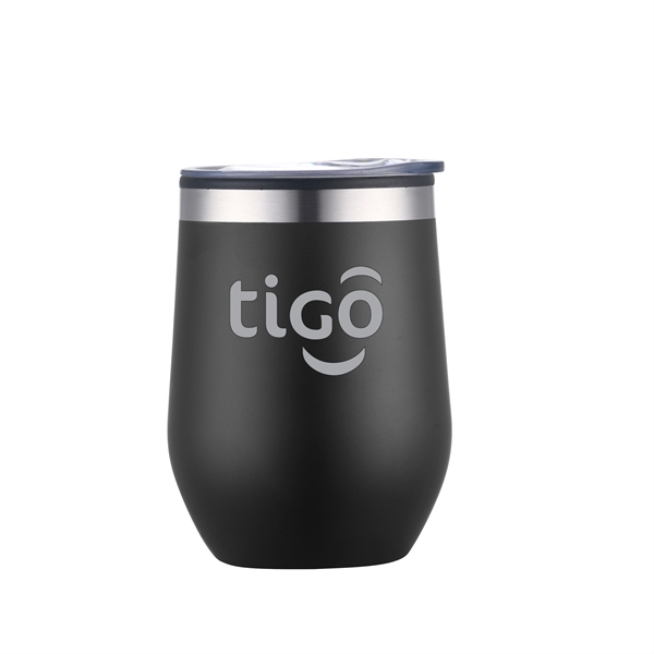 12 oz Capacity Wine Tumbler. Stainless Steel outer and Plastic Liner... from ASI 30112 ACE Products
